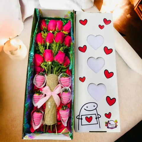 Caja Sorpresas, Rosas y Fresas