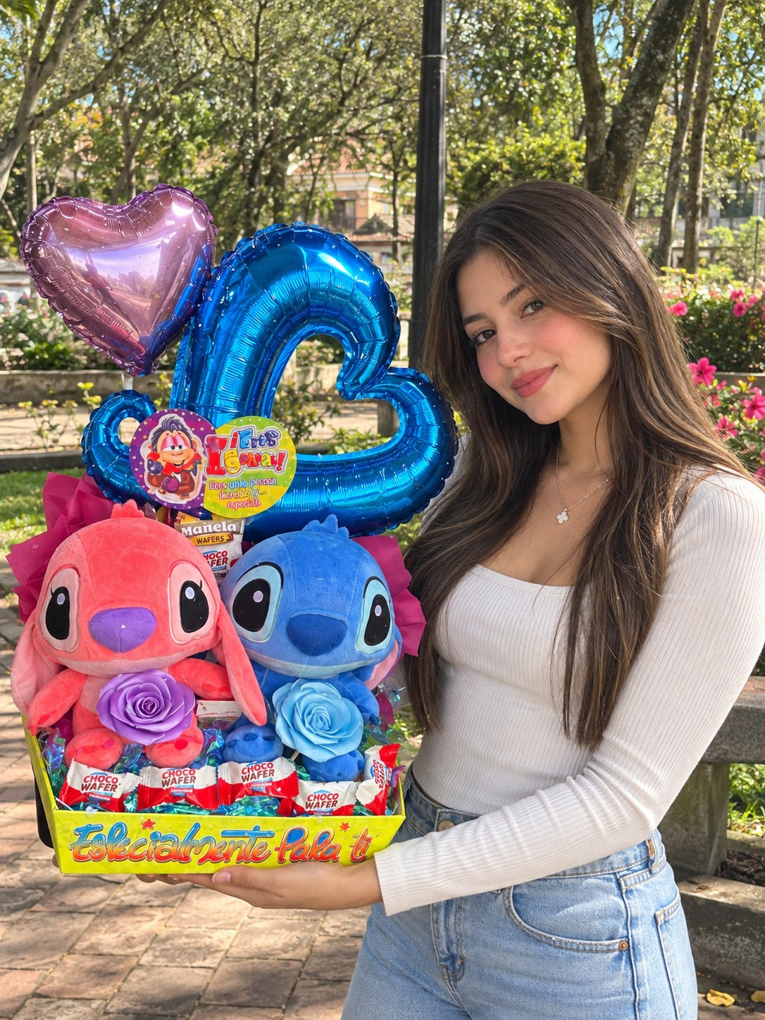 Ancheta de Stitch y Angel