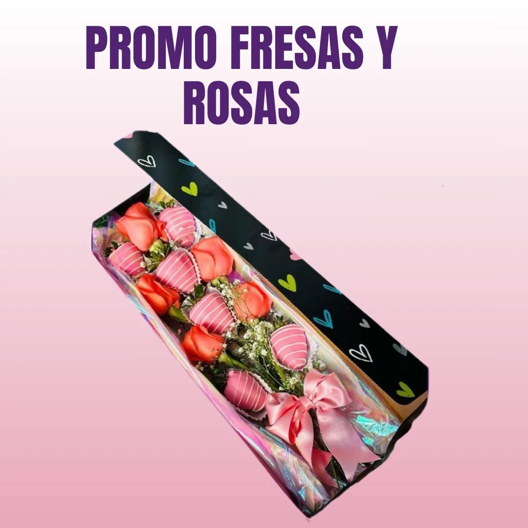 Box Fresas y Rosas