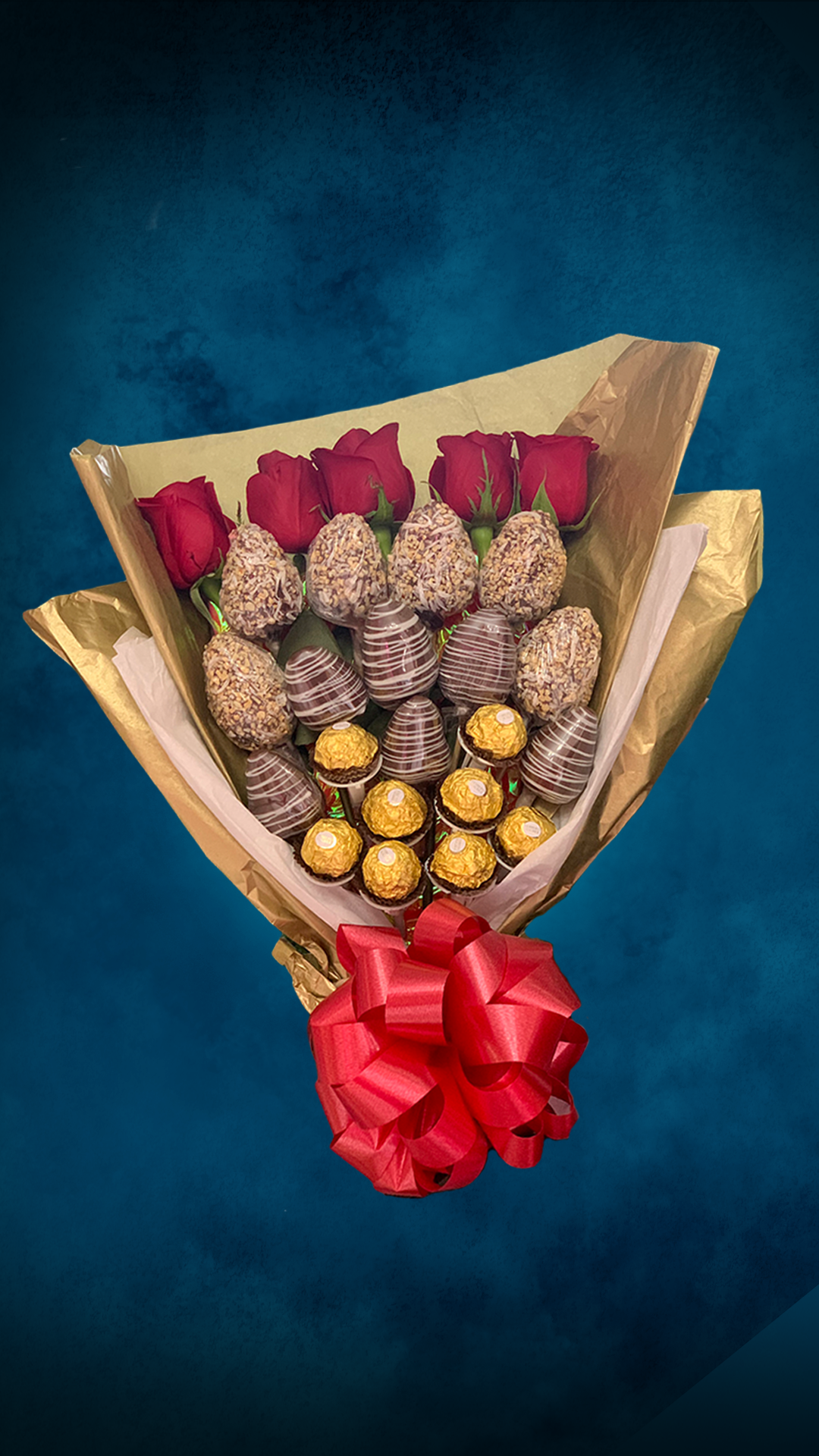 Bouquet fresas con chocolate